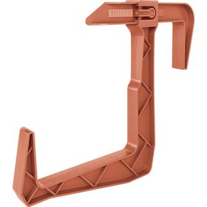 Form Plastic - Balkon Plantenbak Ophang Beugels - Terracotta - Kunststof - 1x