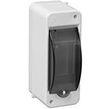 Pawbol 1x2 modular switchboard met fast smoke IP30 S-2 (C.2030)