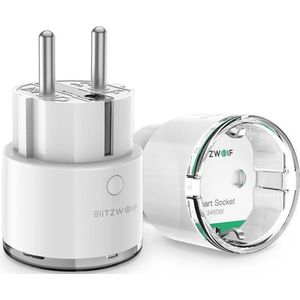 BLITZWOLF - Smart Socket BW-SHP6 Pro - Slimme Stekker - Wit - WIFI - 3450W