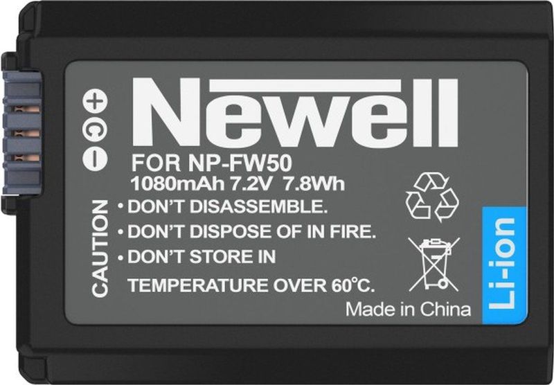 Newell - DL-USB 2 - Batterijen Lader - Compatibel met Sony Camera's