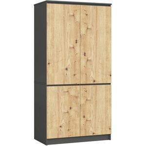 Kledingkast Flex 5 Eiken Bruin 100cm / Ventura Design - Ventura Design