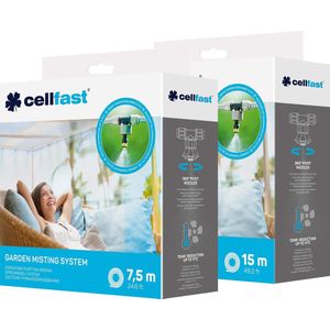 Cellfast 52-270 3/4 ""watergordijnset, 7,5 m slanglengte