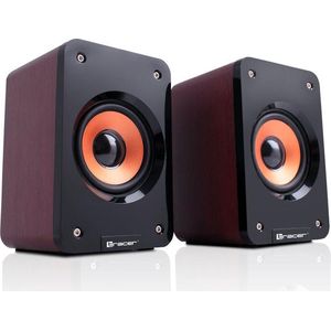 Tracer - TRAGLO44199 - Luidsprekers - Zwart - Hout - USB 5W