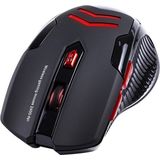 Tracer - Airman - Draadloze Muis - Zwart/Rood - Optisch - 2400 DPI