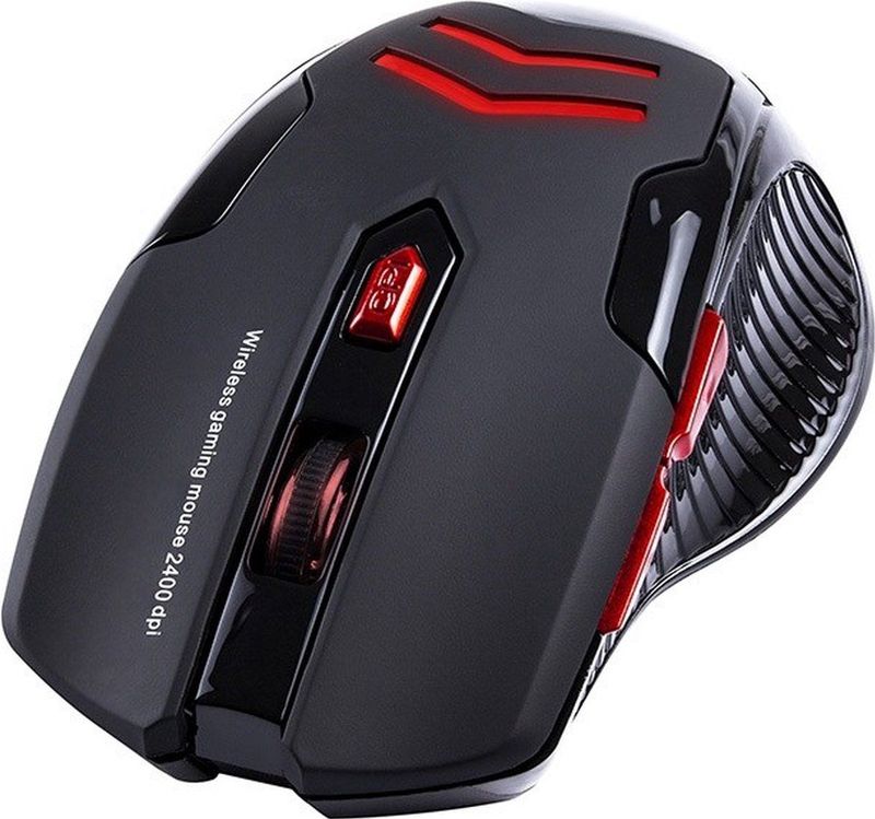 Tracer - Airman - Draadloze Muis - Zwart/Rood - Optisch - 2400 DPI