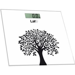 Lafe - WLS 001.2 - Personenweegschaal - Wit - Glasplatform - 150 kg