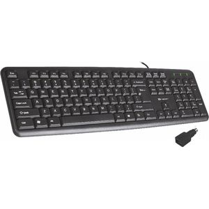 Tracer - Maverick Toetsenbord - Zwart - USB + PS2 Adapter
