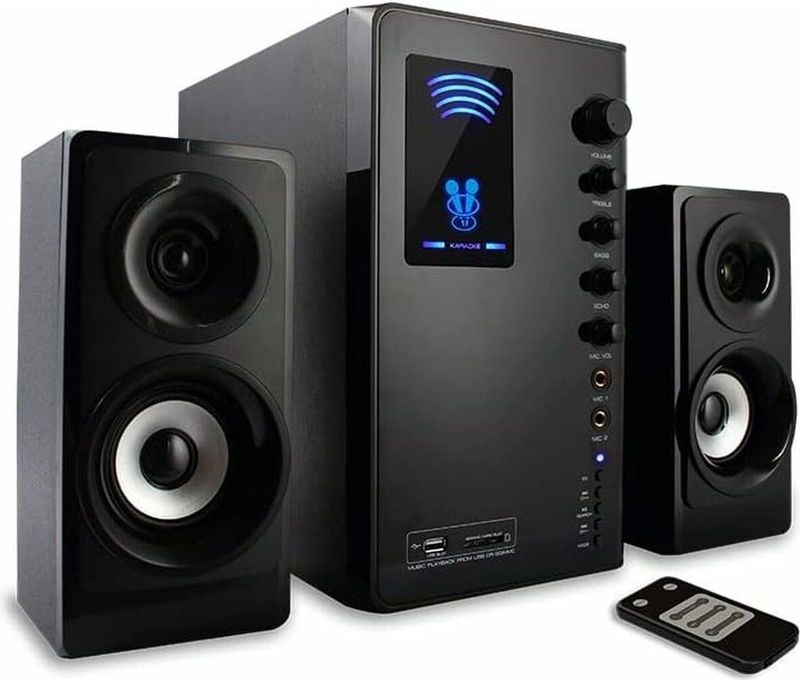 Tracer - Tumba - Bluetooth Luidspreker - Zwart - Houten Subwoofer