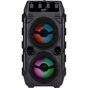 Tracer Bluetooth Speaker | Draagbare Speaker | LED Verlichting | 10W | Zwart