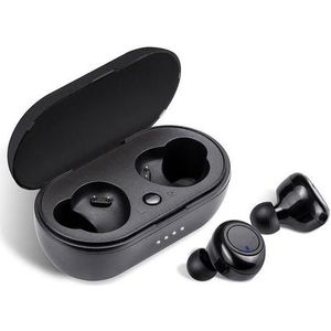 Tracer TRASLU46648 hoofdtelefoon/hoofdtelefoon Draadloze In-ear gesprekken/muziek Bluetooth Zwart (3 h, Draadloze), Koptelefoon, Zwart