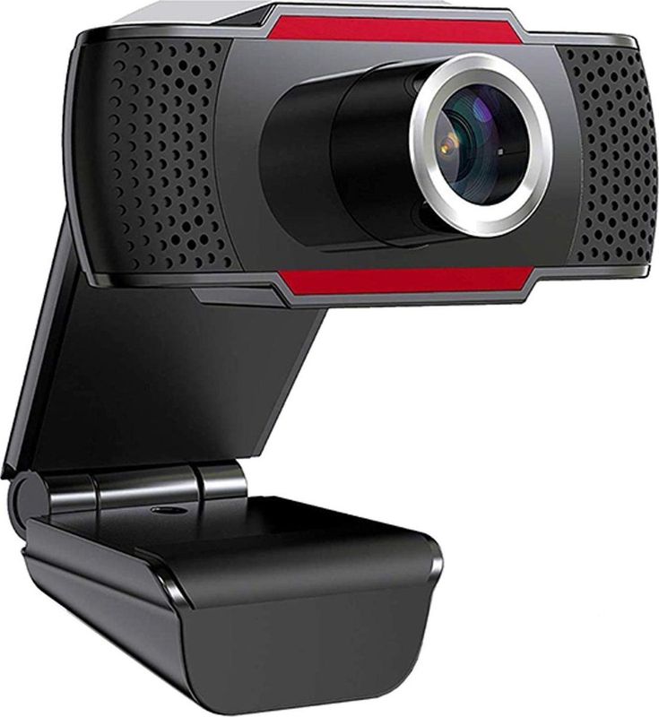 Tracer WEB008 Webcam - HD - Ingebouwde Microfoon - Zwart