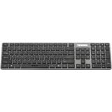 Tracer - RF Nano - Draadloos Toetsenbord en Muis Set - Zwart/Grijs - Slank Design