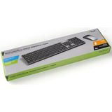 Tracer - RF Nano - Draadloos Toetsenbord en Muis Set - Zwart/Grijs - Slank Design