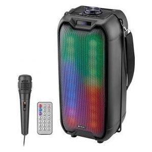 Tracer - Tower LED TWS - Bluetooth Luidspreker - Zwart - 8 Uur Gebruik