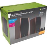 Tracer - Charleston 2.0 - Bluetooth Luidspreker - Zwart - Houten Ontwerp