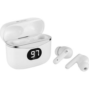 Draadloze Hoofdtelefoon - Wit - Bluetooth 5.2 - Oplaadetui