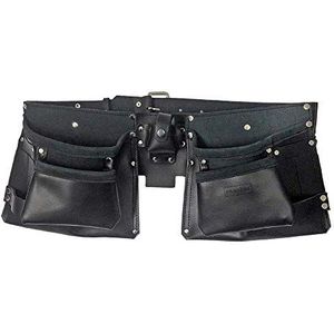 Reis Leren Monteursgordel met 10 Vakken - Duurzaam en Praktisch