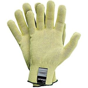 JS RJ-KEVTEN7 beschermende handschoenen, geel, 7 maten, 10 stuks