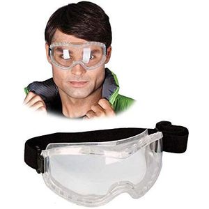 Rijst Gog-Flexifog veiligheidsbril, transparant, effen maat, 10 stuks