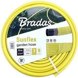Bradas WMS3/430 tuinslang 30 m, 3/4 inch Sunflex, geel, 40x40x25 cm