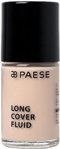 Paese - Long Cover Fluid - Foundation - Tint 01 Light Beige - 30 ml