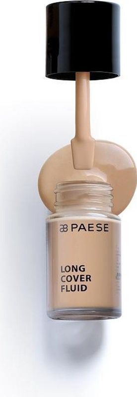 Paese - Long Cover Fluid - Foundation - Tint 04 Brown - 30 ml