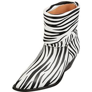L37 HANDMADE SHOES Don't Ask ME WHY Western Boot, Black/White, 38 EU