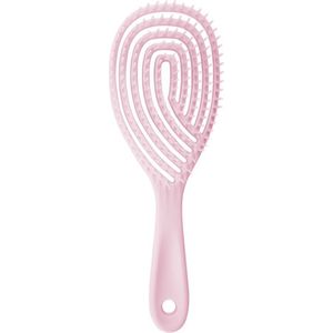 Donegal - My Moxie Haarborstel - Roze - Hoogwaardige Afwerking - Unieke Vorm