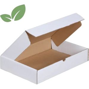 25 x witte postdozen 21,5 X 15,5 X 6cm formaat A5 / verzenddozen / postdoos wit / doosjes karton