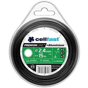 Cellfast PREMIUM maaidraad - rond, voor maaiers, versterkt met aluminium deeltjes, breeksterkte 2,4mm x 15m, 35-033