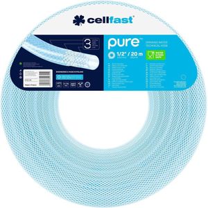 Cellfast 3-laagse drinkwaterslang Cellfast Pure 12,5mm x 2,5mm 20m - Blauw