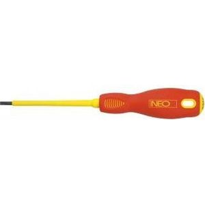 Neo Tools Platte Schroevendraaier 2,5x75mm 1000v Crmo Staal