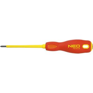 Neo Tools Schroevendraaier PH2x100mm,1000v Magnetisch CRMO Staal Pro Grip TUV M+T