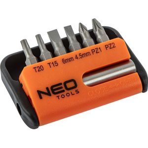 Neo Tools Bitset 7 Bithouder Magnetisch S2 Staal