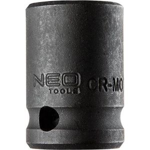Neo Tools Krachtdop 24mm 1/2 Aansluiting CrMo Staal 38mm Hoog DIN 3129 TUV M+T