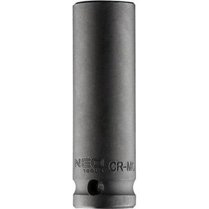 Neo Tools Krachtdop 15mm 1/2 Aansluiting Lang CrMo Staal 83mm Hoog DIN 3129 TUV M+T