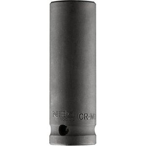 Neo Tools Krachtdop 17mm 1/2 Aansluiting Lang CrMo Staal 83mm Hoog DIN 3129 TUV M+T