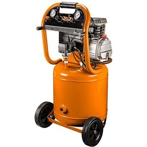 Professionele verticale compressor 40 l 1500 W oliegesmede compressor