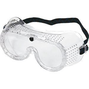 Neo Veiligheidsbril | Transparant | Met rubber band - 6453425