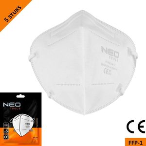 Stofmasker met ventiel, onschadelijk Fijnstof FFP1 à 3st. | Teurlings