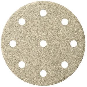 Klingspor Schuurpapier Rond 125 Klitteband 5 St 9 Gaten P240