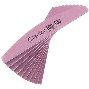 Clavier Manicure Nagelvijl Boot 100/180 – 10 stuks Roze