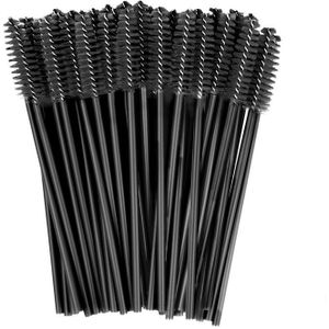 Clavier Wimper & Wenkbrauw Spiraalborstels 50 stuks Zwart