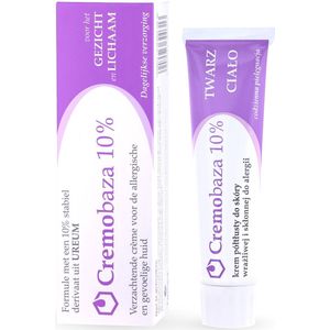 Cremobaza 10% ureumcrème - Halfvette crème voor de gevoelige huid en de huid met allergieën - 30g