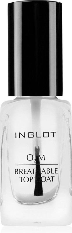 Inglot - O2M Breathable Top Coat - Nagellak - Transparant - 11 ml