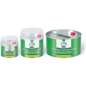 BOLL STOPVERF MET GLASVEZEL PLAAMUR