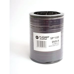 Platinet - DVD-R - 100 Stuks - 4,7 GB - Bedrukbaar