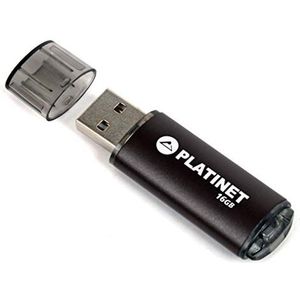 Platinet PMFE16B USB flash drive 16GB zwart