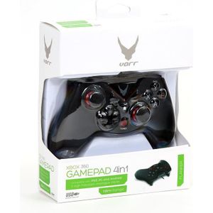 Platinet OGPXBOXNEW Gamecontroller Zwart Gamepad Playstation 3, Tablet PC, Xbox 360 (Playstation, Xbox 360), Controller, Zwart