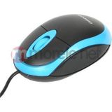 Platinet - OM06VBL - Muis - Zwart - Geel - Bedraad - Optisch 800 DPI